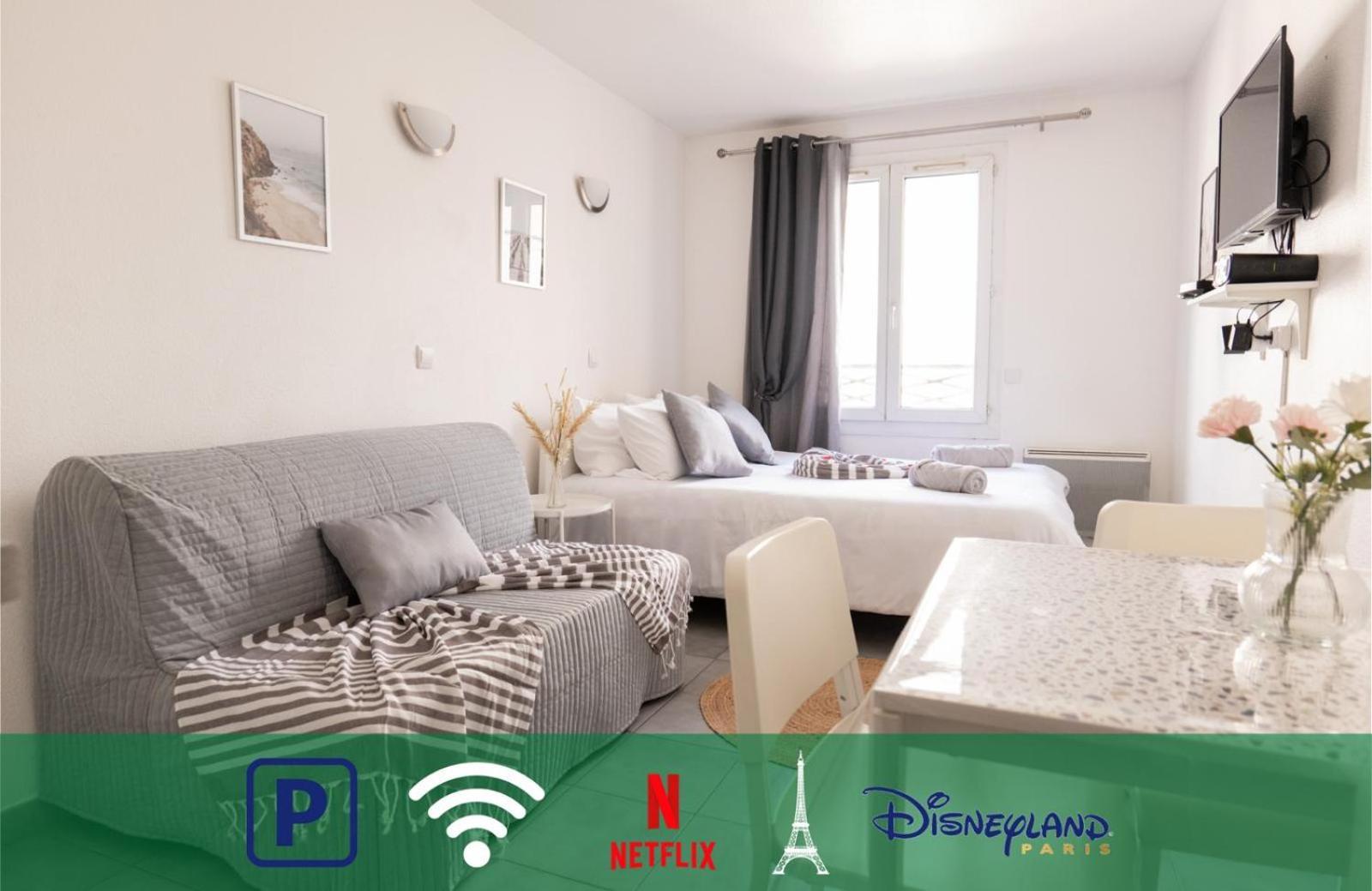 Cosy Appartement - 4 Personnes - Disneyland & Paris Bussy-Saint-Georges Eksteriør bilde